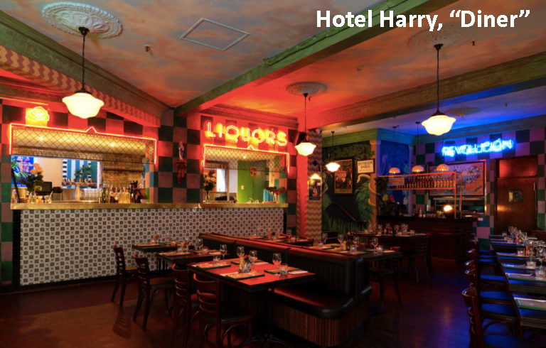 Hotel Harry diner restaurant