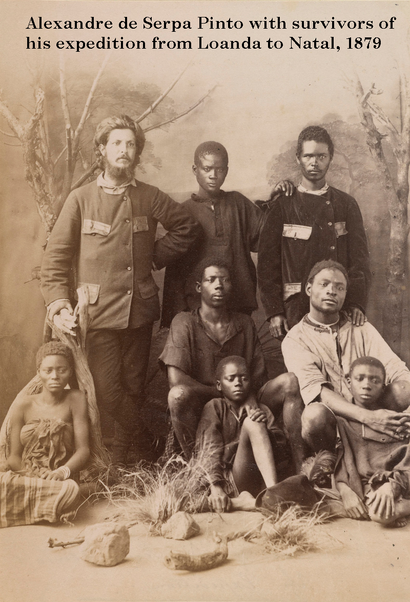 Alexandre de Serpa Pinto with survivors from the expedition from Luanda through to Natala in South Africa