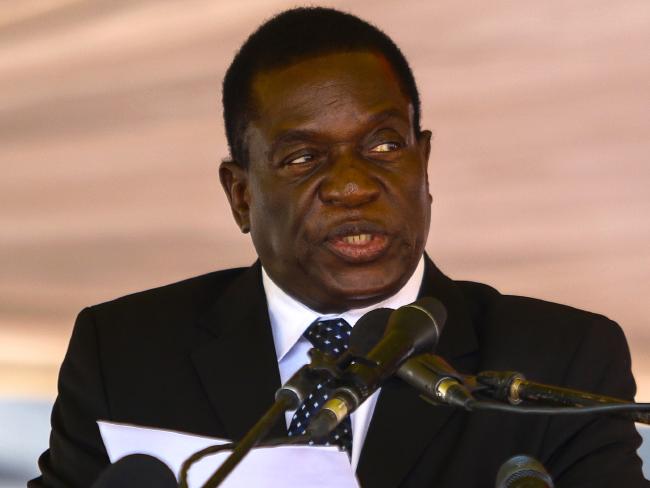Emmerson Mnangagwa Vice Ptresident that was deposed by President Robert Mugabe