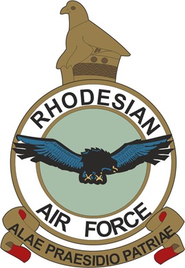 Rhodesian Air Force emblem drawn by ©Dudley Wall